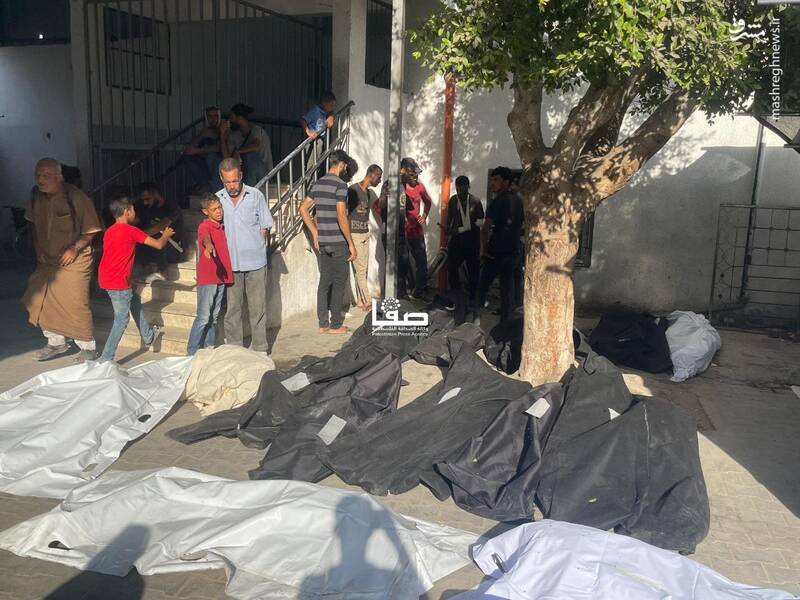 عکس/ قتل‌عام ۳ خانواده فلسطینی در غزه