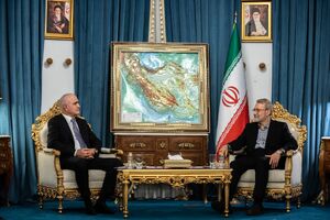 دیدار معاون نخست وزیر جمهوری آذربایجان با لاریجانی