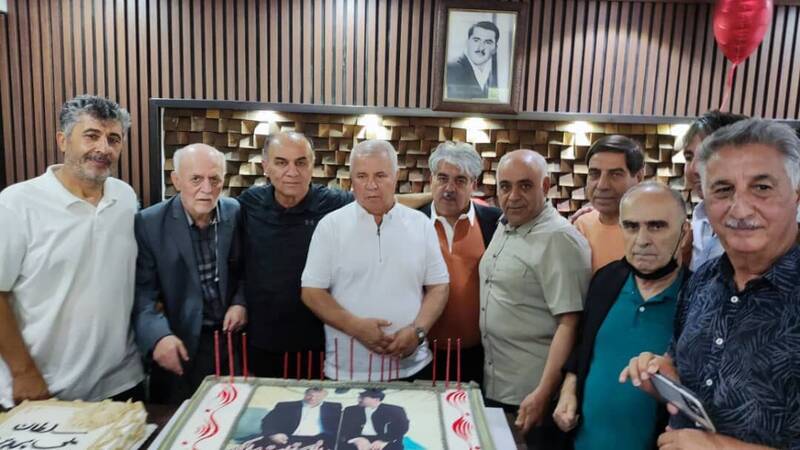 علي،پروين،پرسپوليس،تولد،روز،آقا،مراسم،حضور،بردهاي،تبريك،كوتا ...