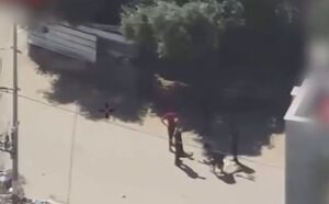 حمله پهپادی رژیم صهیونی به گروهی از فلسطینی‌ها در غزه