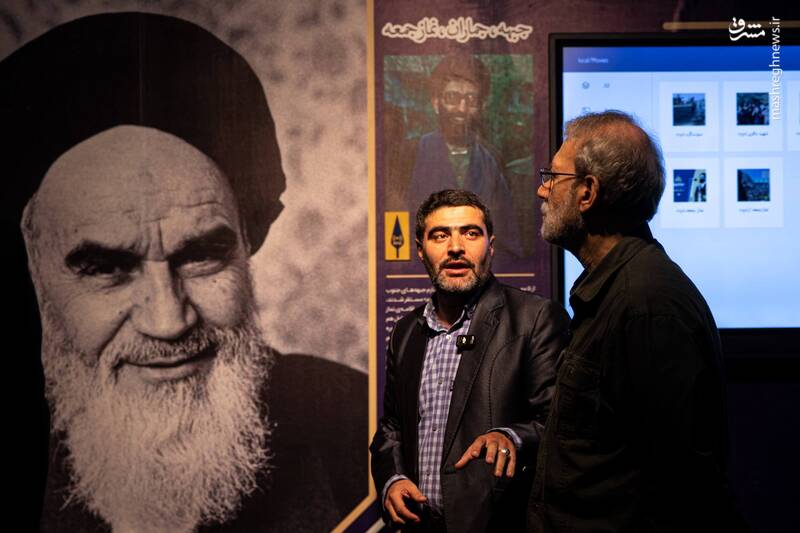 عکس/ بازدید لاریجانی از باغ موزهی ملی انقلاب اسلامی و دفاع مقدس