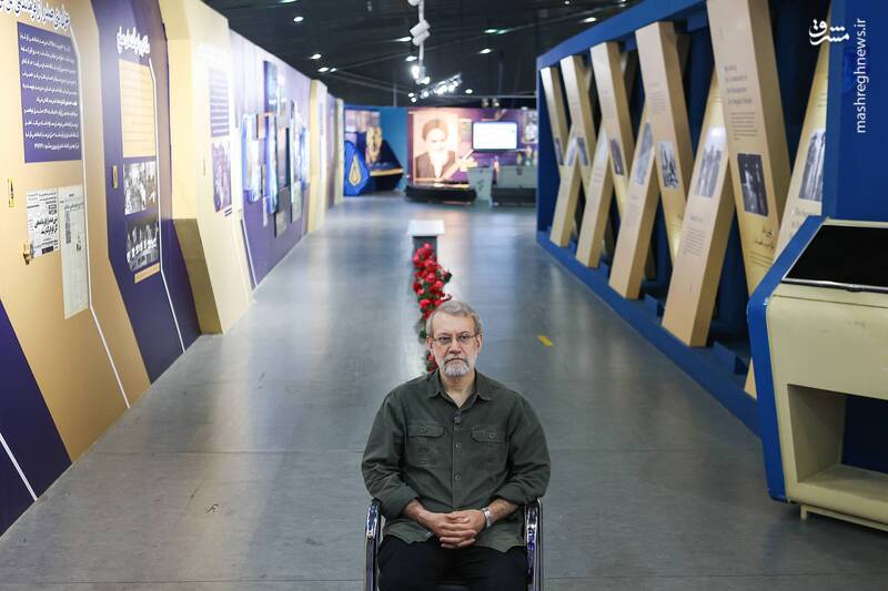 عکس/ بازدید لاریجانی از باغ موزهی ملی انقلاب اسلامی و دفاع مقدس