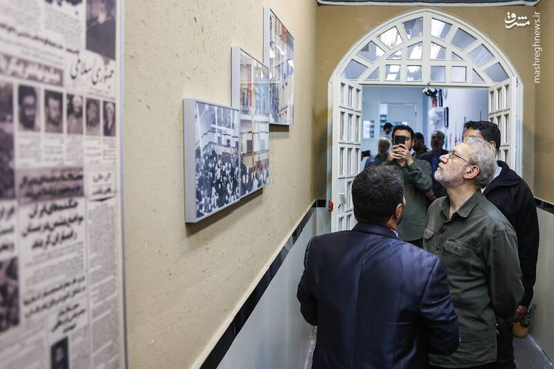 عکس/ بازدید لاریجانی از باغ موزهی ملی انقلاب اسلامی و دفاع مقدس
