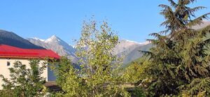 عکس/ اولین برف پاییزی، علم‌کوه را سفیدپوش کرد