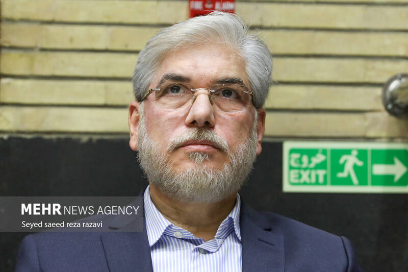 عکس/ مراسم ترحیم مادر «غلامعلی حداد عادل»