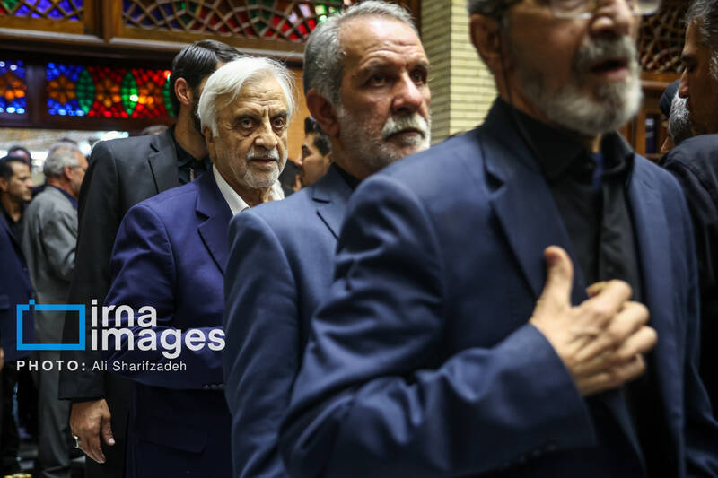 عکس/ مراسم ترحیم مادر «غلامعلی حداد عادل»