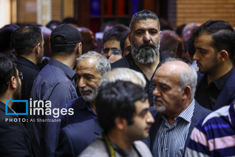 عکس/ مراسم ترحیم مادر «غلامعلی حداد عادل»