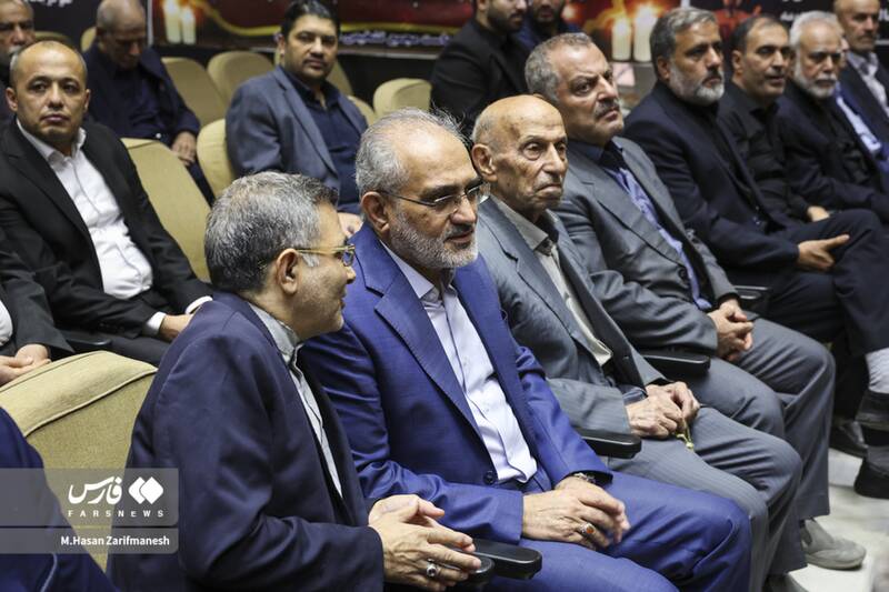 عکس/ مراسم ترحیم مادر «غلامعلی حداد عادل»