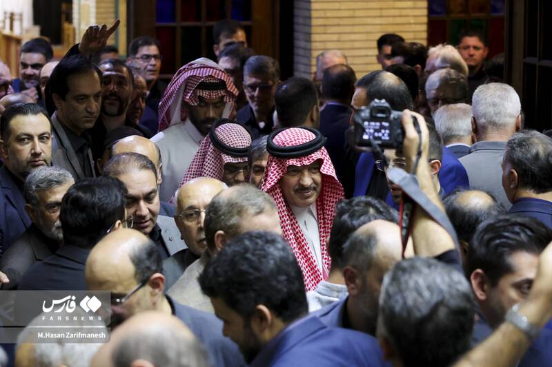 عکس/ مراسم ترحیم مادر «غلامعلی حداد عادل»