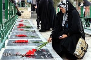برگزاری آئین غبارروبی مزار شهدای امامزاده علی اکبر (ع)+ تصاویر