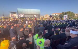 اولین تصاویر از بیروت پیش از شروع مراسم بزرگداشت سیدحسن نصرالله