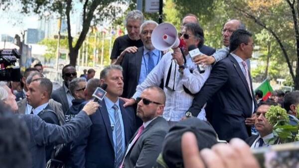 لغو روادید رهبر کلمبیا پس از سخنرانی در تظاهرات نیویورک