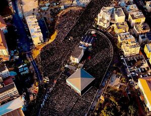 وقتی می گن؛ حزب الله تمام شده و بین مردم لبنان محبوبیتی ندارد!+ عکس