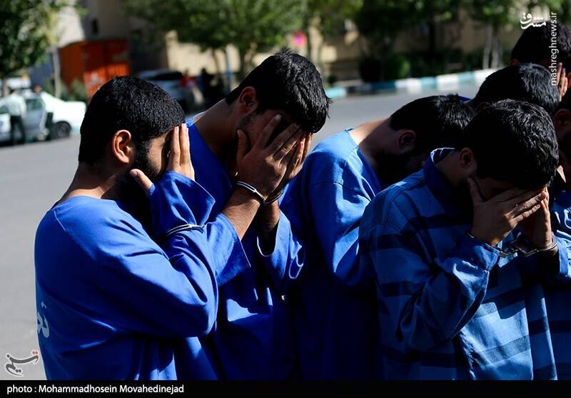 عکس/ دستگیری ۲۷۰ سارق و مالخر تهران