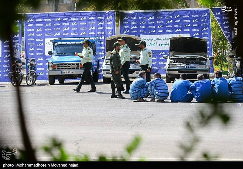 عکس/ دستگیری ۲۷۰ سارق و مالخر تهران