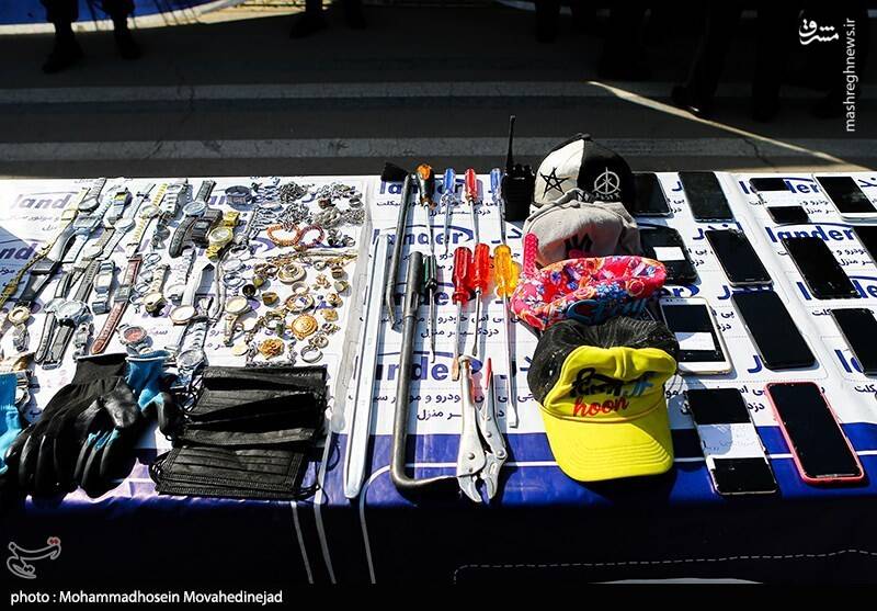 عکس/ دستگیری ۲۷۰ سارق و مالخر تهران