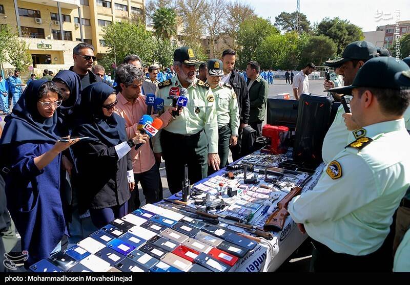 عکس/ دستگیری ۲۷۰ سارق و مالخر تهران