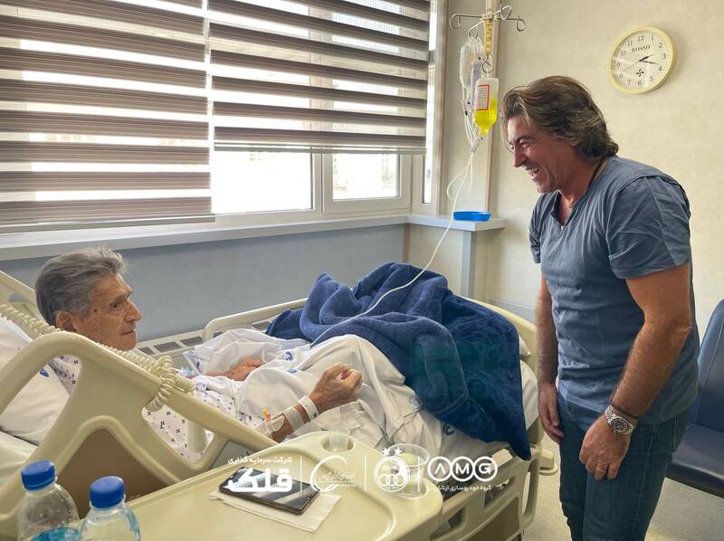 عیادت ساپینتو از پیشکسوت استقلال +عکس