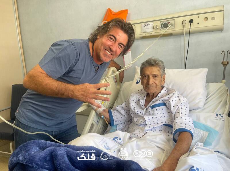 عیادت ساپینتو از پیشکسوت استقلال +عکس