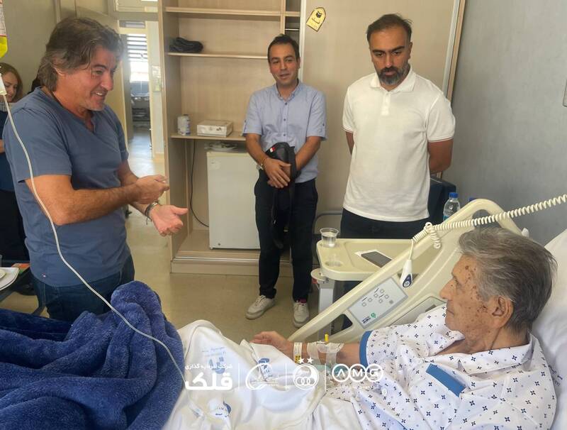 عیادت ساپینتو از پیشکسوت استقلال +عکس