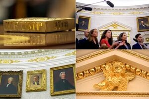 شیفتگی ترامپ به طلا؛ از مارالاگو تا اتاق بیضی+ فیلم