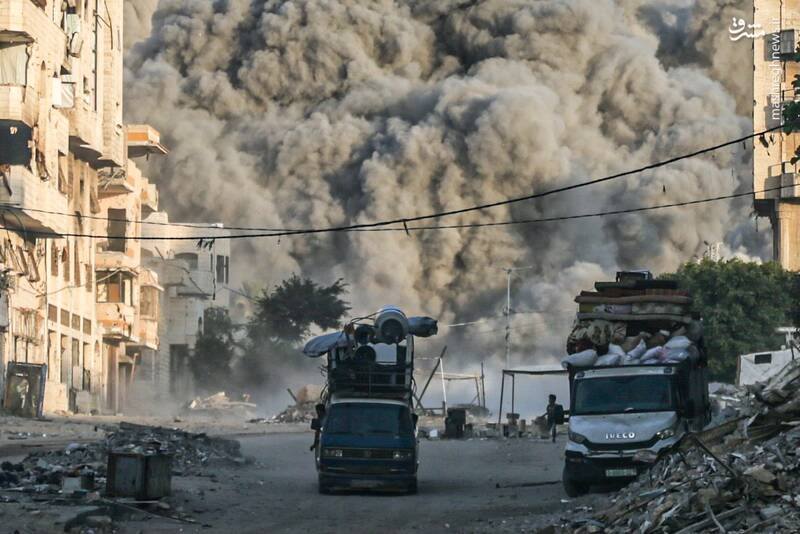 عکس/ غزه صبح خود رو اینگونه شروع کرد