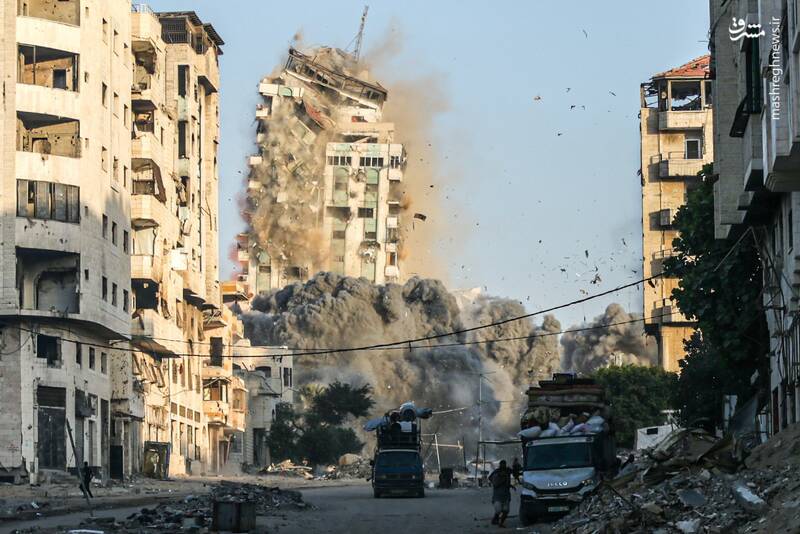 عکس/ غزه صبح خود رو اینگونه شروع کرد