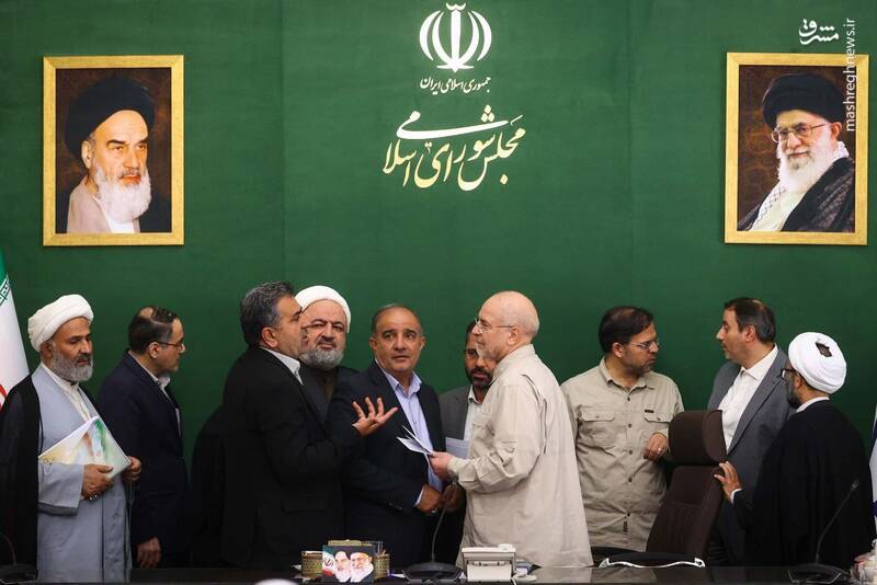 نشست شورای هماهنگی مجلس شورای اسلامی با حضور محمدباقر قالیباف رئیس مجلس