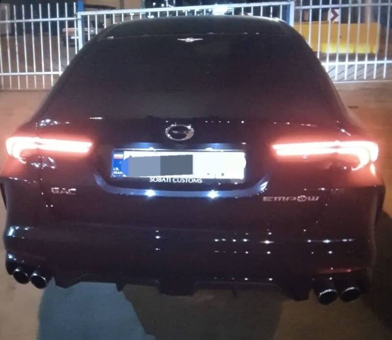 خودروی سواری با سرعت ۲۰۴ کیلومتر در ساعت توقیف شد