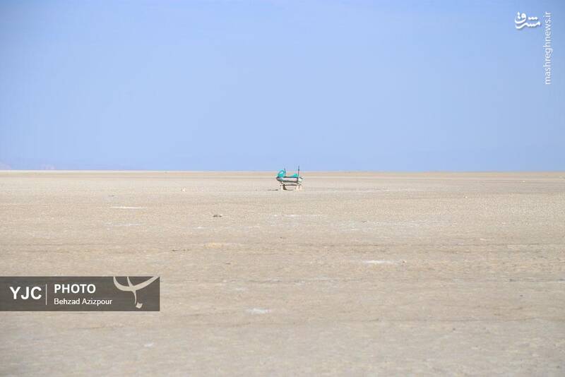عکس/ نفسهای آخر دریاچه ارومیه