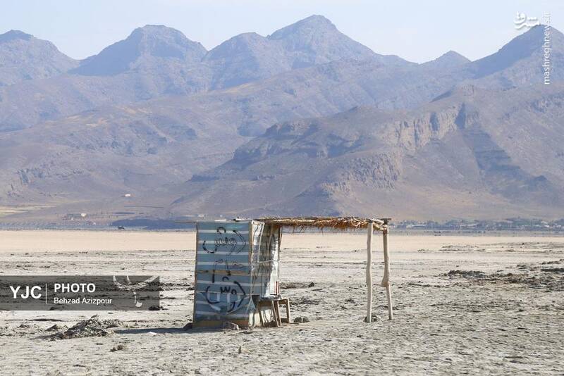 عکس/ نفسهای آخر دریاچه ارومیه