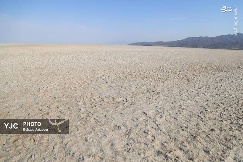 عکس/ نفسهای آخر دریاچه ارومیه