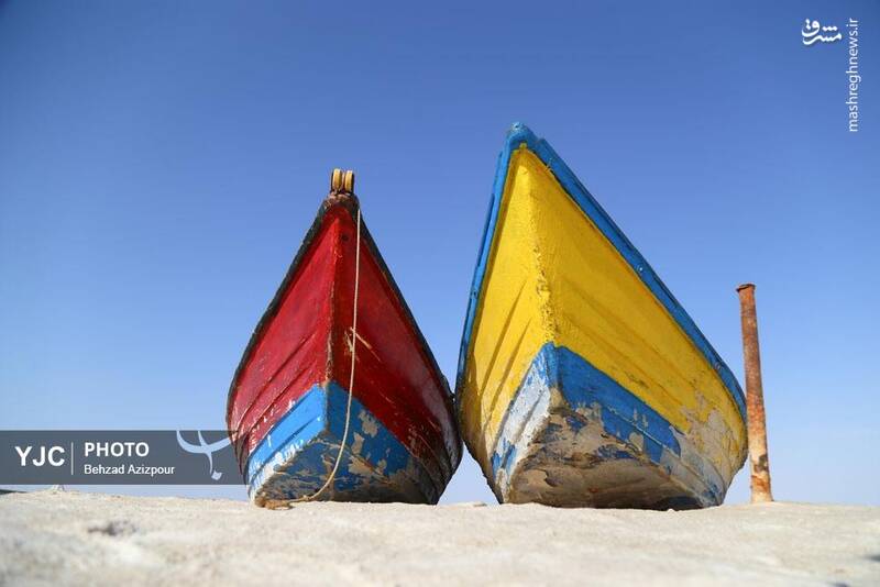 عکس/ نفسهای آخر دریاچه ارومیه