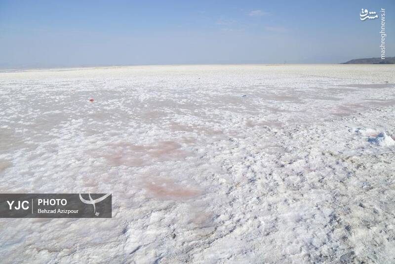 عکس/ نفسهای آخر دریاچه ارومیه