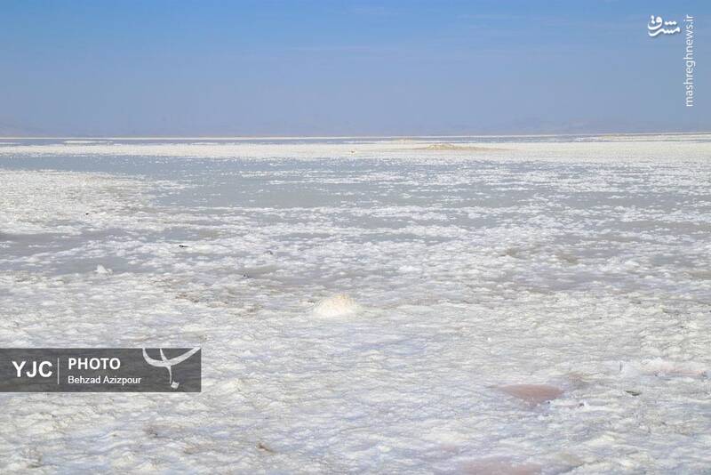 عکس/ نفسهای آخر دریاچه ارومیه