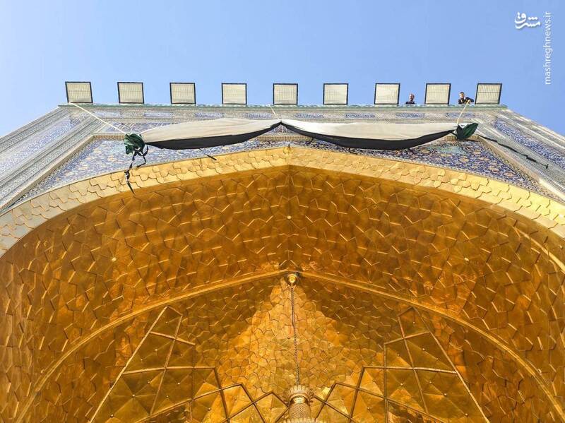 عکس / آماده سازی حرم رضوی برای ولادت امام عسکری (ع) 9