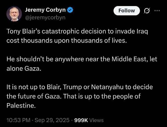 تونی بلر نباید نزدیک خاورمیانه شود!