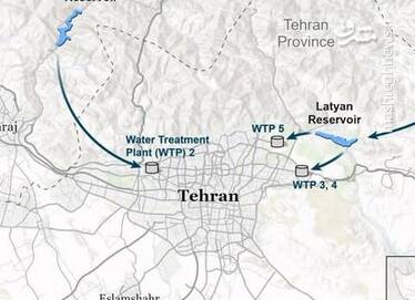 منتشر،آب،تهران