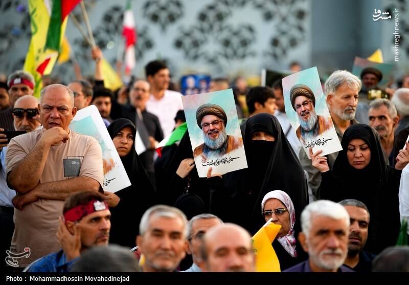 عکس/ نخستین سالگرد شهادت شهیدان سید حسن نصرالله و سید هاشم صفی‌الدین