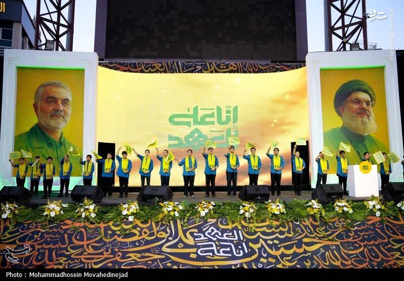 عکس/ نخستین سالگرد شهادت شهیدان سید حسن نصرالله و سید هاشم صفیالدین