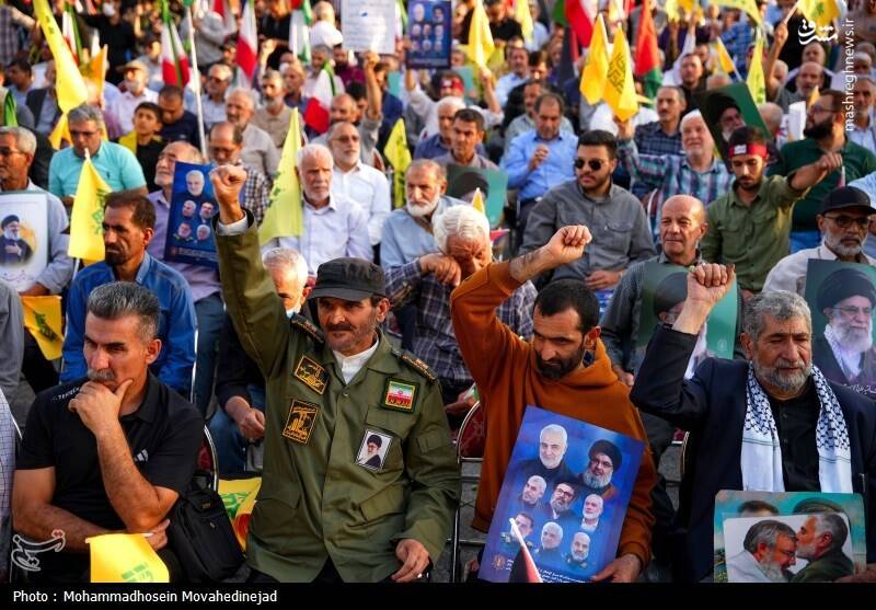 عکس/ نخستین سالگرد شهادت شهیدان سید حسن نصرالله و سید هاشم صفیالدین