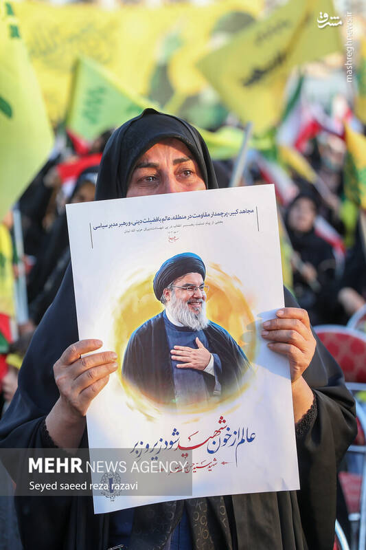 عکس/ نخستین سالگرد شهادت شهیدان سید حسن نصرالله و سید هاشم صفیالدین