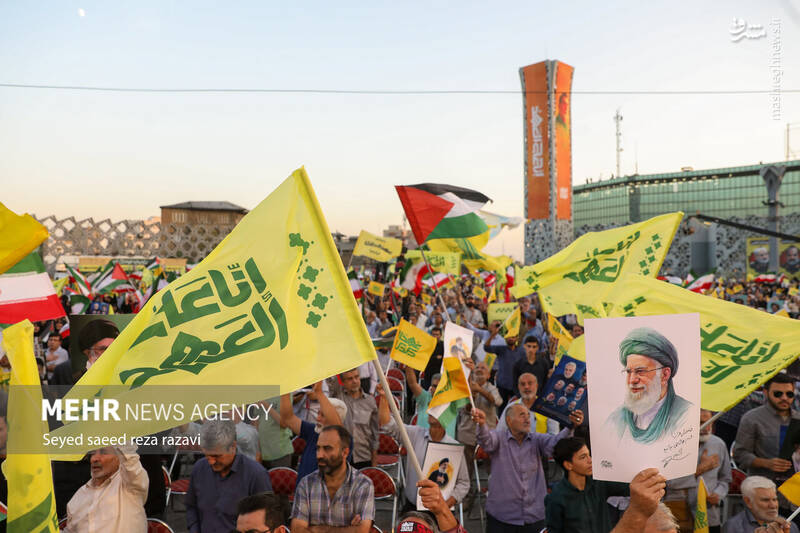 عکس/ نخستین سالگرد شهادت شهیدان سید حسن نصرالله و سید هاشم صفیالدین