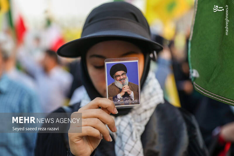 عکس/ نخستین سالگرد شهادت شهیدان سید حسن نصرالله و سید هاشم صفیالدین