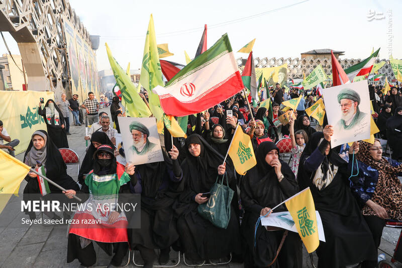 عکس/ نخستین سالگرد شهادت شهیدان سید حسن نصرالله و سید هاشم صفیالدین