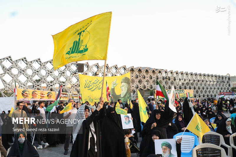 عکس/ نخستین سالگرد شهادت شهیدان سید حسن نصرالله و سید هاشم صفیالدین