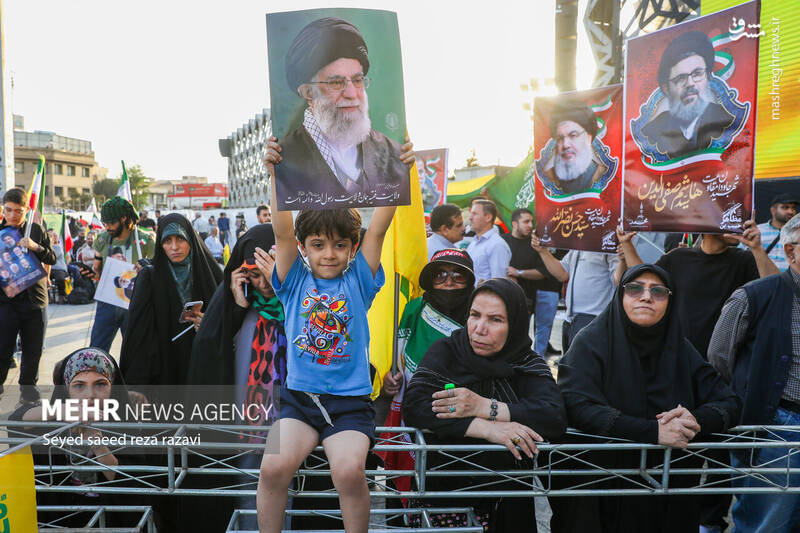 عکس/ نخستین سالگرد شهادت شهیدان سید حسن نصرالله و سید هاشم صفیالدین