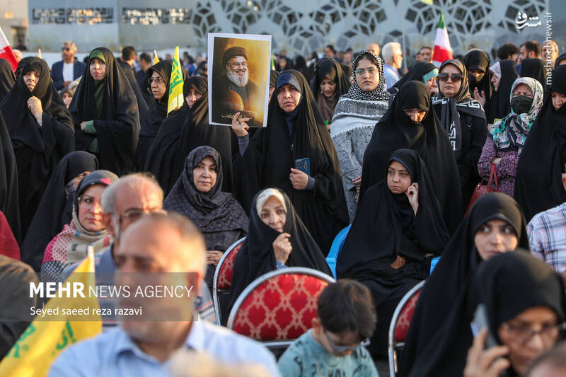 عکس/ نخستین سالگرد شهادت شهیدان سید حسن نصرالله و سید هاشم صفی‌الدین