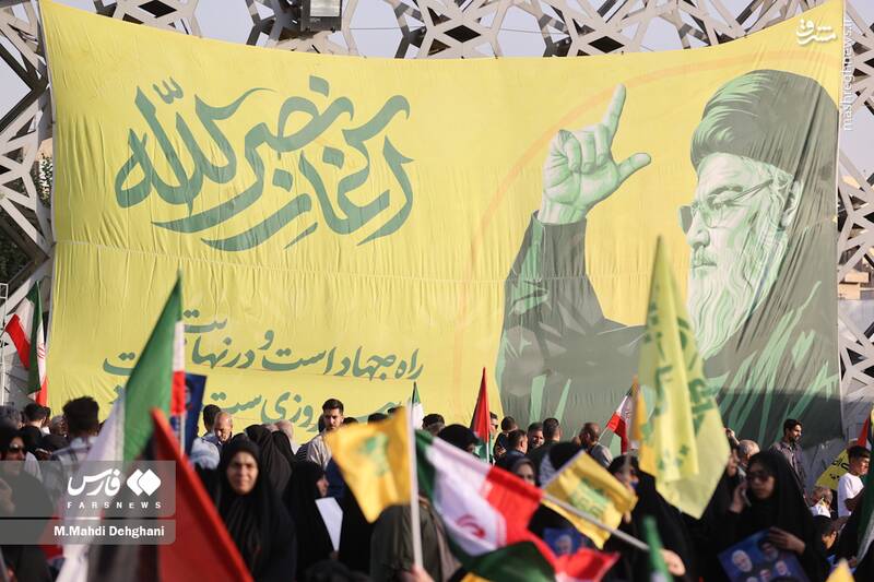 عکس/ نخستین سالگرد شهادت شهیدان سید حسن نصرالله و سید هاشم صفیالدین