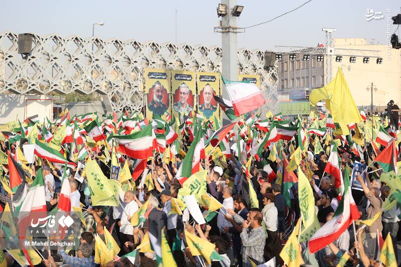 عکس/ نخستین سالگرد شهادت شهیدان سید حسن نصرالله و سید هاشم صفیالدین